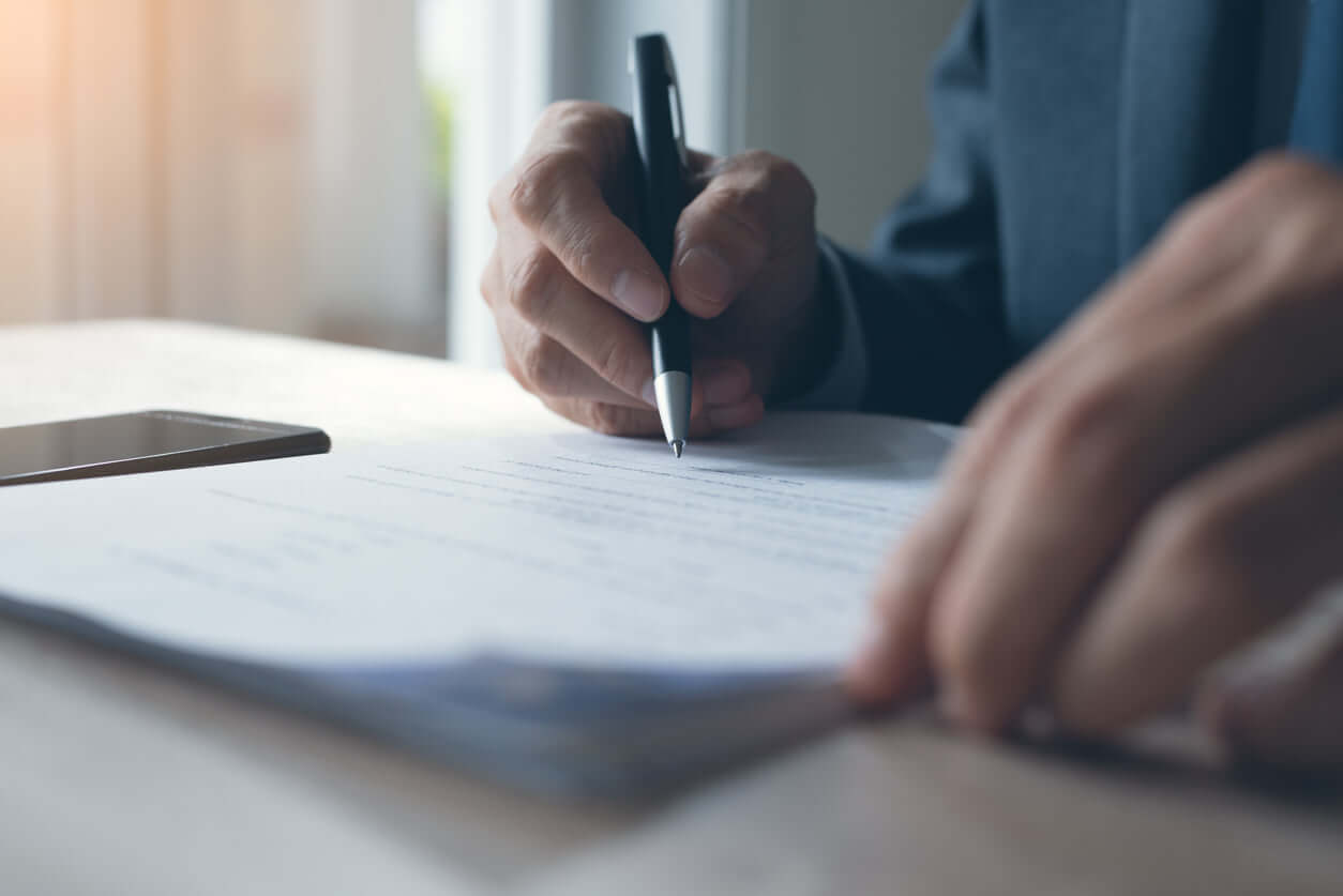 Stift, Hände, Schreiben, , Blatt, Handy, Kugelschreiber